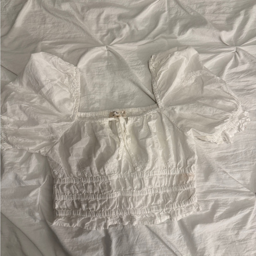 Dizzy Ivory Gathered Blouse